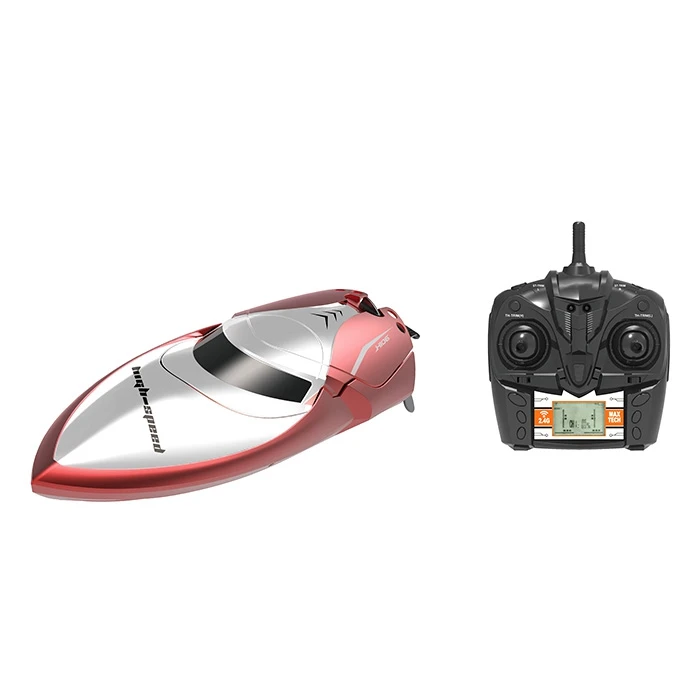 RC Boat H106 2.4GHz 4CH High Speed 20km/H Remote Control Racing Boat 150M Remote Distance 180 Degree FLIP Water Proof Rc Boats