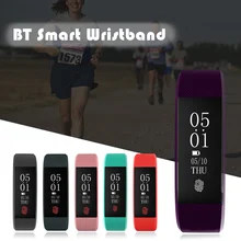 6 цветов BT Смарт спортивные часы наручные часы водонепроницаемый высокой четкости светодиодный шагомер с пульсометром фитнес-трекер