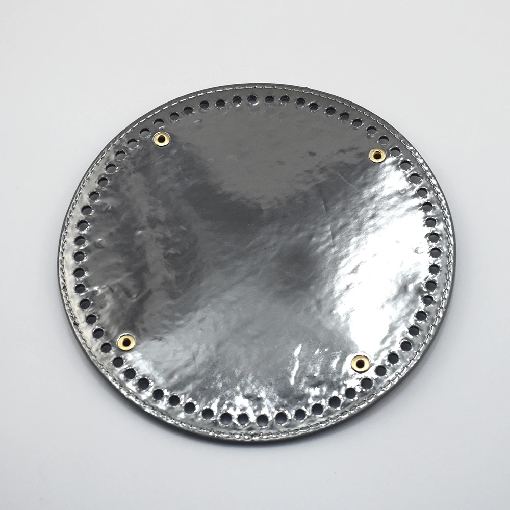 Bag Accessories Leather Bag Round Bottom Women DIY Denim Replacement Bottoms for Girls Bucket Bags Handbag Accessory 19*19cm