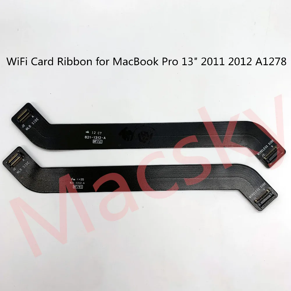 

Original WiFi Card Ribbon for MacBook Pro 13" 2011 2012 A1278 WiFi Bluetooth Airport card Flex Cable 821-1312-A 821-1312-02