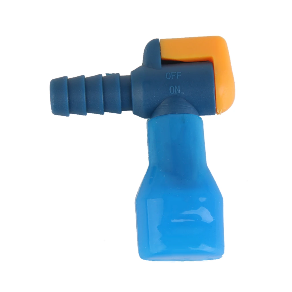 Water Bag Silicone Angled Hydration Pack Suction Nozzle Bite Valve Bladder Soft Bite Mouth Water Reservoir for Running