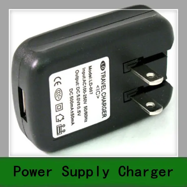 200pcs NEW USB AC DC Power Supply Wall Charger for MP3 MP4 Music Video