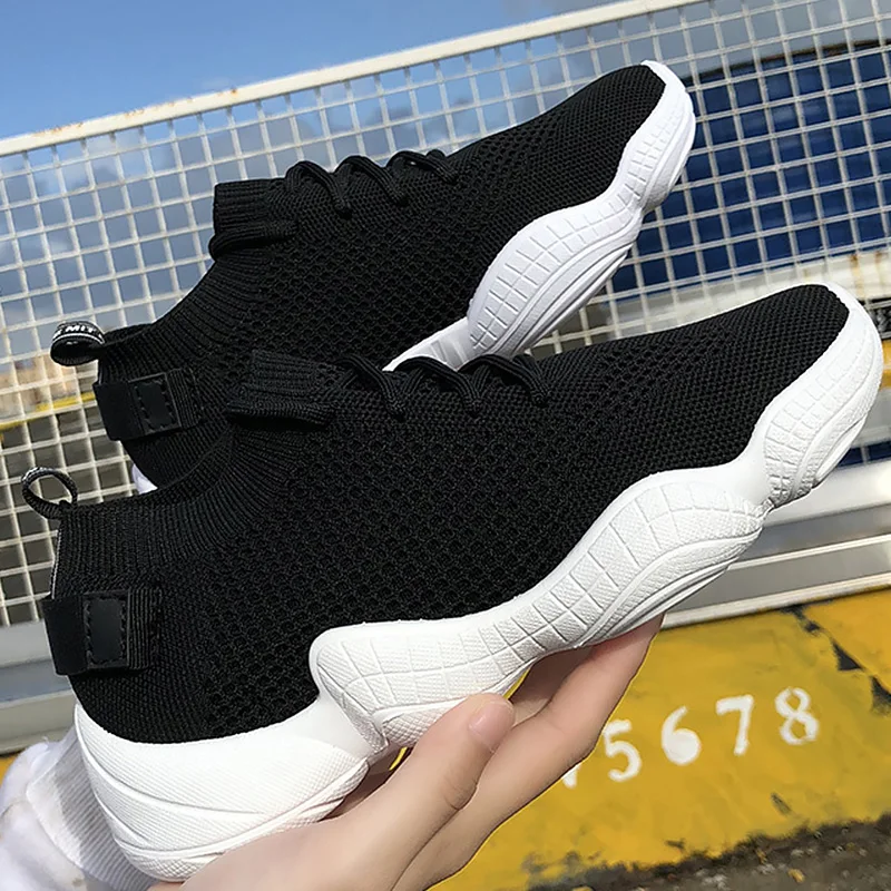 

Women shoes Lace-up EVA Dad shoes Comfy Antiskid Platform sneakers Shallow Black Ladies shoes Spring/Autumn 2019 New