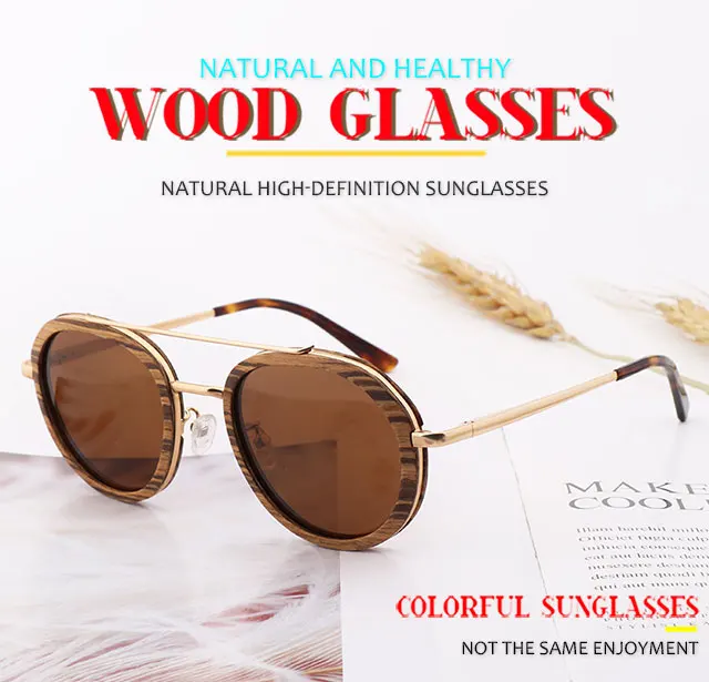 Мужские и wo мужские солнцезащитные очки сэндвич бамбуковая древесина ручной работы поляризованные UV400 Простые солнцезащитные очки трендовые солнцезащитные очки