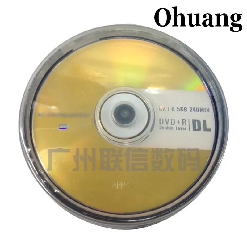 10 дисков Аутентичный класс A LenBrand 8,5 GB напечатанный DVD+ R двухслойный диск