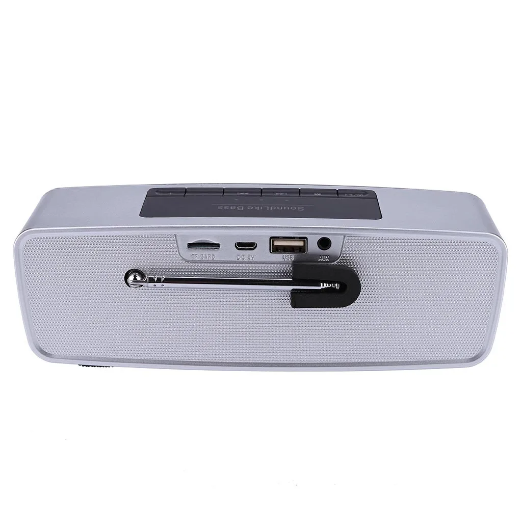 Bluetooth Динамик fm радио Led Портативный беспроводной мини динамик плеер USB Fm Mp3 музыка