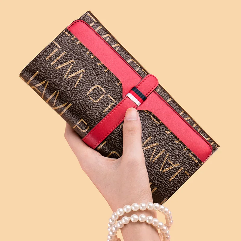 WILLIAMPOLO Wallet for Women Long RFID Protect New Design Ladies Luxury Brand Fashion | Багаж и сумки