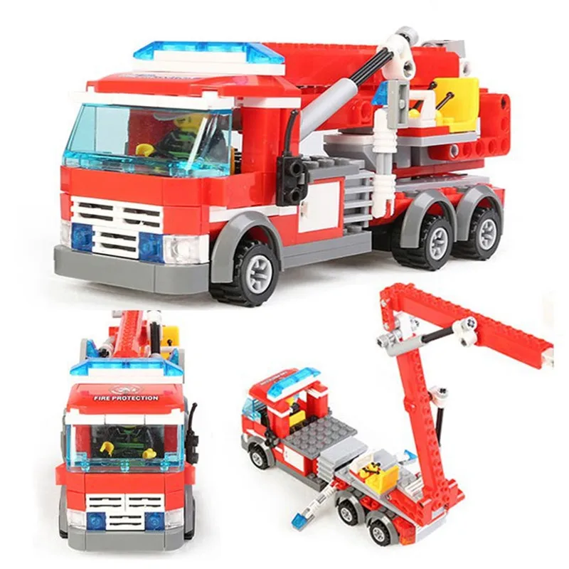 City Fire Fighting Transport Dumper Excavator Truck Legoings Model Building Blocks Enlighten Toys For Children Christmas Gift City Fire Fighting Transport Dumper Excavator Truck Legoings Model Building Blocks Enlighten Toys For Children Christmas Gift