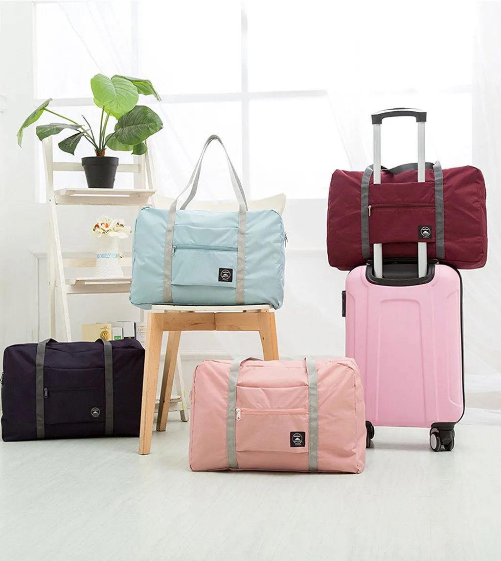 Модная Водонепроницаемая дорожная сумка Вместительная Женская нейлоновая