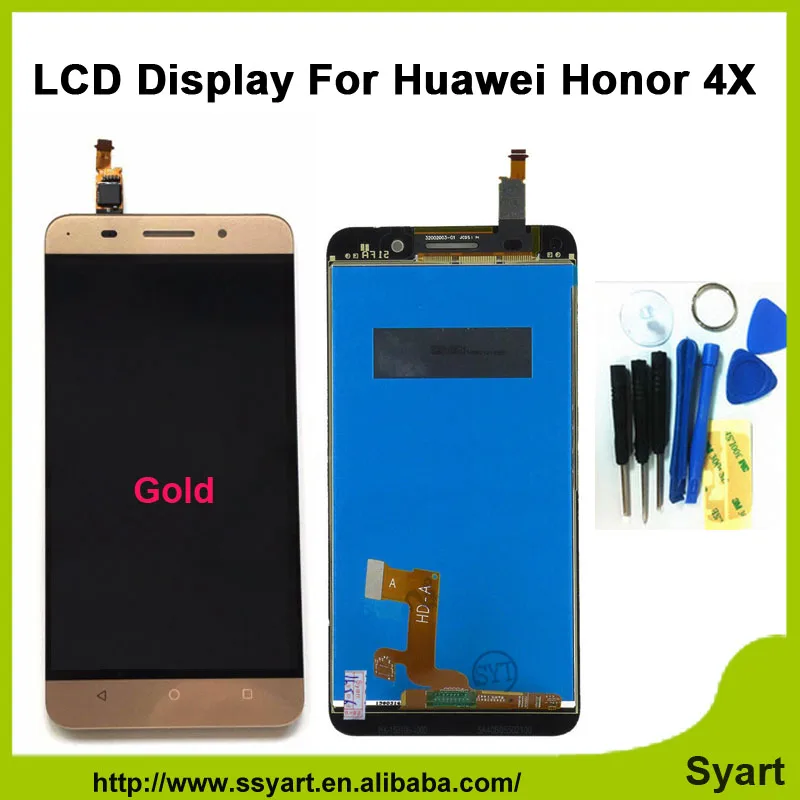 

High quality 5.5inch  Cell Phone LCD Screen 4X lcd Display Touch Screen Digitizer Assembly Replacement For Huawei Honor 4X