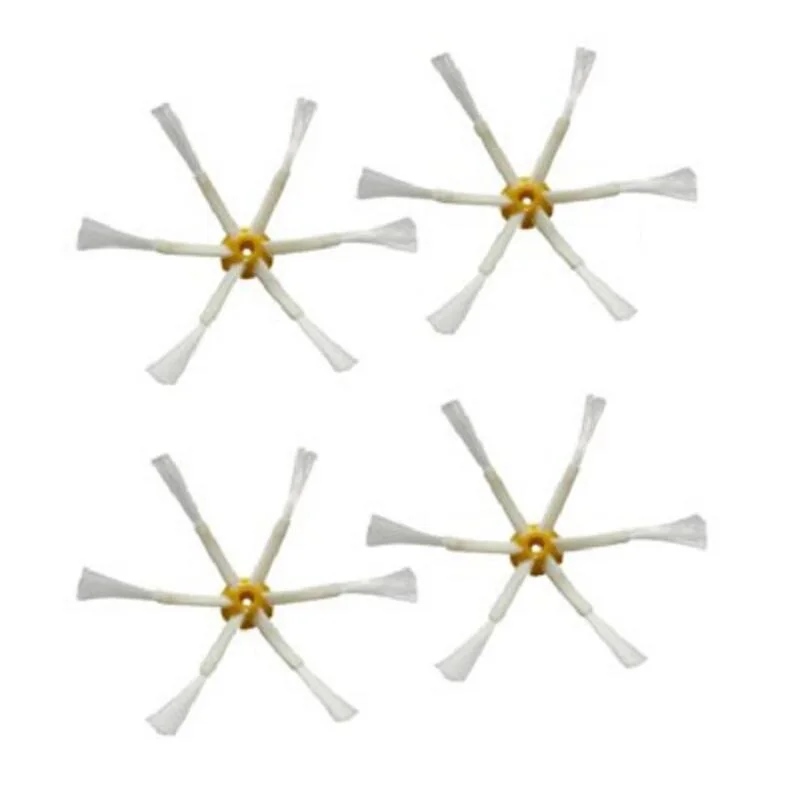 4x 6 Armed боковые щетки для IRobot Roomba 500 600 700 Series 530 550 560 580 620 630 650 760 770 780 790 и т. Д.