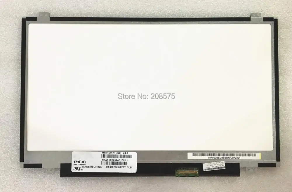 Free shipping HB140WX1-300 HB140WX1-400 HB140WX1-500 LP140WH2-TLL1 LP140WH2-TLM1 Laptop Screen 1366*768 40 pin Free shipping HB140WX1-300 HB140WX1-400 HB140WX1-500 LP140WH2-TLL1 LP140WH2-TLM1 Laptop Screen 1366*768 40 pin