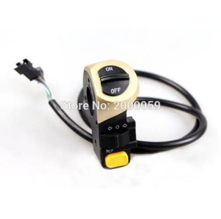 Premium Class Motorcycle Head light Switch Horn Button Turn Signal 3 In