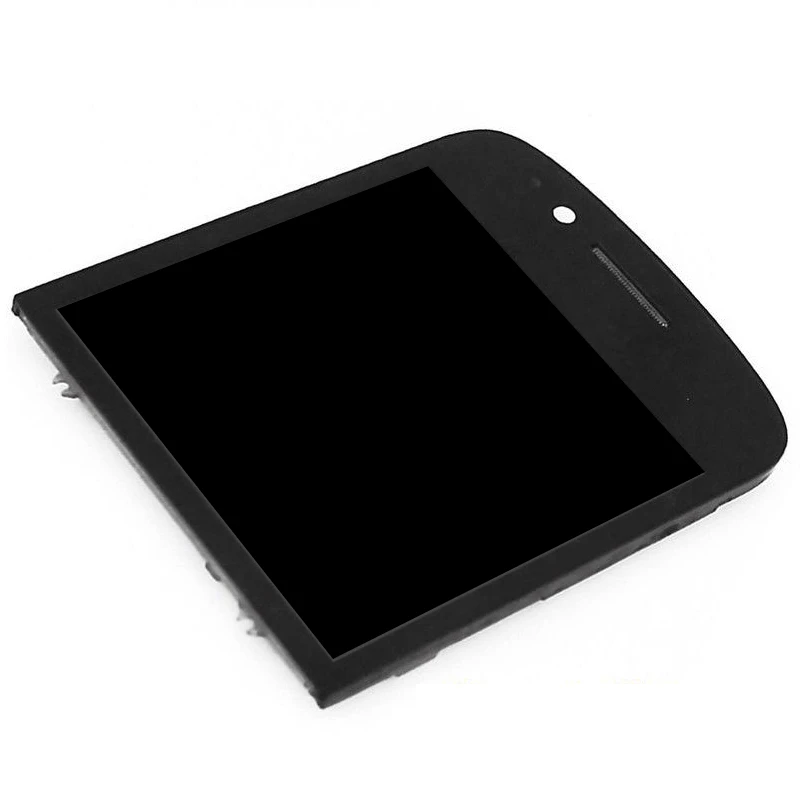 ЖК-дисплей для Blackberry Q10 кодирующий преобразователь сенсорного экрана в сборе запасные части Белый Черный Нет/с рамкой Протестировано
