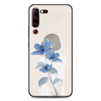 Для lenovo Z6 pro Чехол с цветочным мотивом для девочек чехол для телефона из мягкого силикона ТПУ с рисунком чехол для телефона для lenovo Z6pro L78051 защитных чехлов Z 6 pro задняя крышка - Цвет: A16