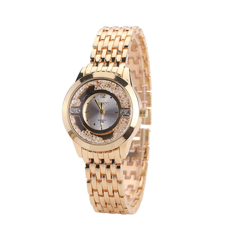 

Mdnen Fashion Women Watch Crystal Stainless Steel Quartz Wristwatch Bracelet Top Brand Luxury Women Watches reloj mujer