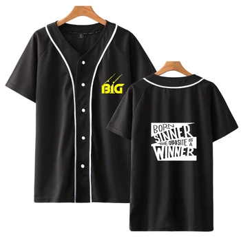 

Notorious B.I.G. Oversized Shirt Harajuku Summer Baseball Hawaiian Shirt Men Hip Hop Short Sleeve Fashion Japanese Streetwear