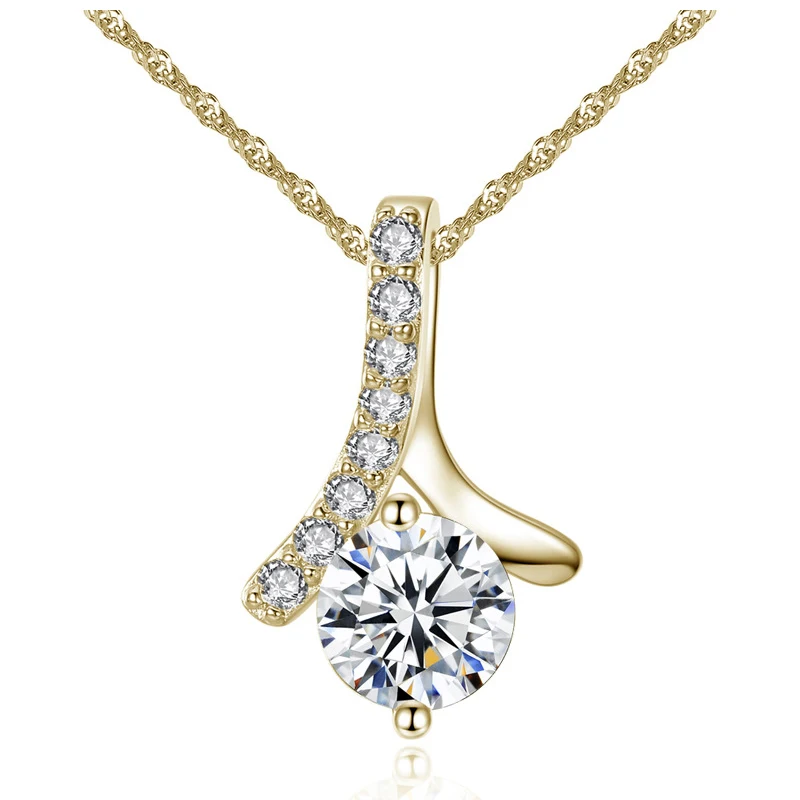 High Quality Women Crystal Rhinestone Chain Pendant Necklace Jewelryin