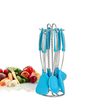 

6pcs/set Home Silicone Kitchen Utensil Nonstick Utensil Home Cooking Tool for Non-stick Cookware Set bracket