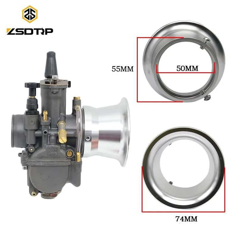 ZSDTRP 50 мм Мотоцикл изменения карбюратор воздушный фильтр чашки для Keihin око косо PWK 21/24/26/ 28/30 ПЭ 28/30 ремонт Carburador