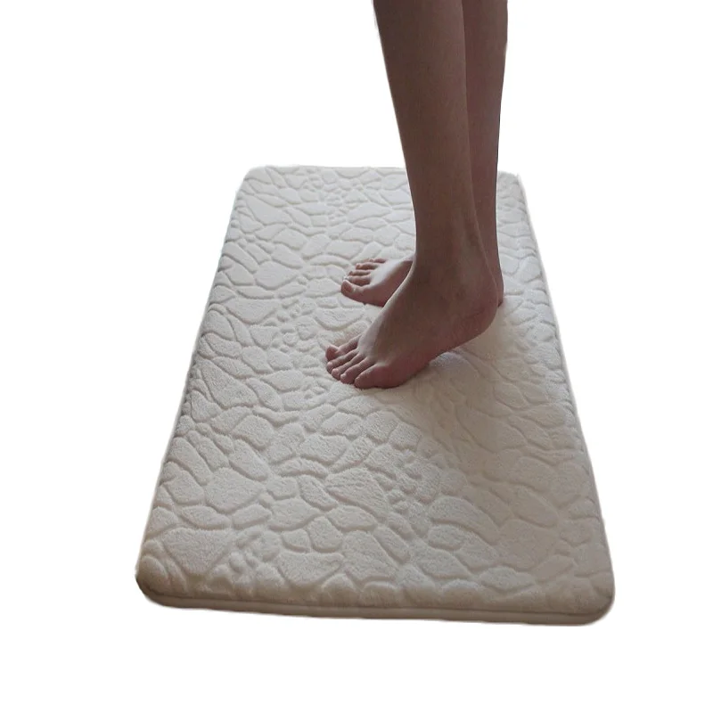 Coral Velvet Memory Foam Floor Mat Bedroom Carpets Soft Bedside