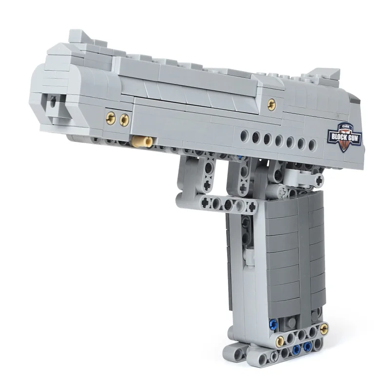 Building Blocks Bricks SWAT Guns Weapon Toy Desert Eagle Model Revolver Airsoft Pistol With Bullet Outdoor Game For Kids Gifts