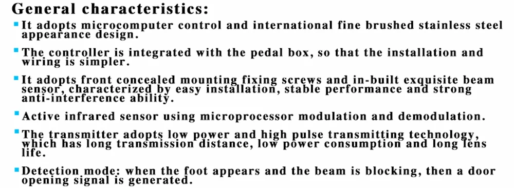 Automatic Door Device Foot Sensor Switch  (10)