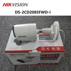 Бесплатная доставка DS-2CD2085FWD-I лучшая английская версия H.265 + 8MP метка сети видеонаблюдения камера; sd-карта poe IP Камера