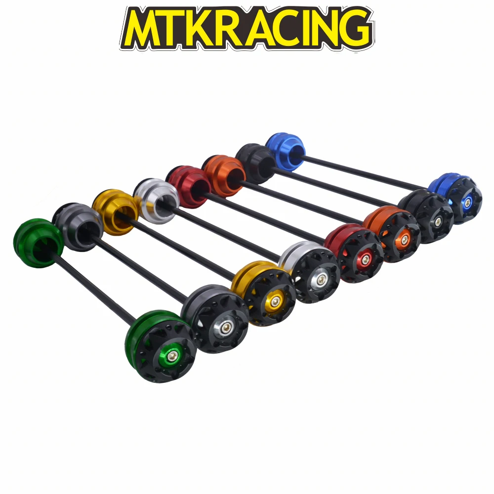 

MTKRACING For BMW K1300GT K1300R K1300S k1300 gt r CNC Motorcycle Front rear wheel Axle Slider shock absorber Falling Protection
