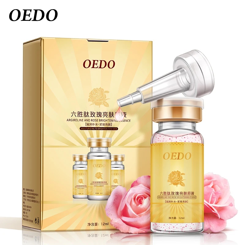 

Rose Six peptide Face Serum Repair Anti Aging Skin Care Whitening Moisturizing Brighten Skin Care Facial Essence