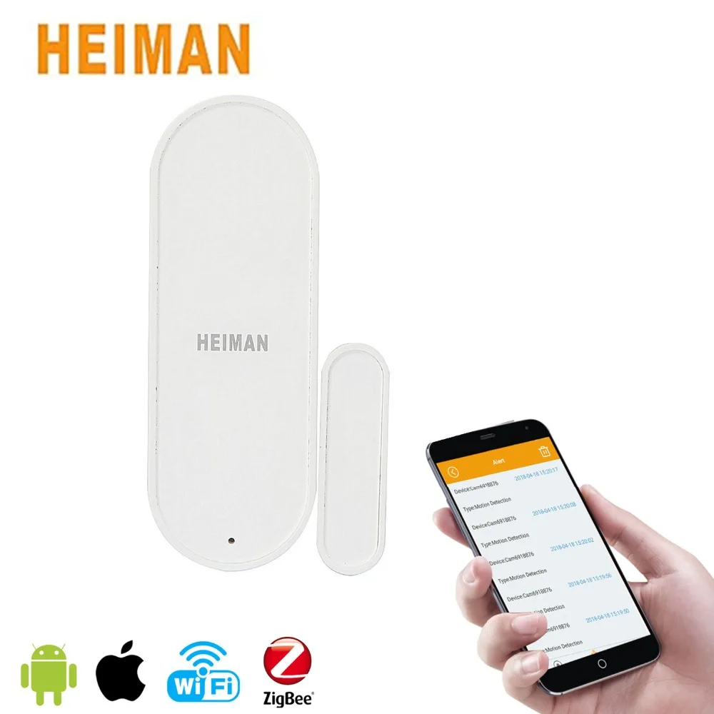 Умный датчик окон и дверей HEIMAN ZigBee интеллектуальное домашнее оборудование для