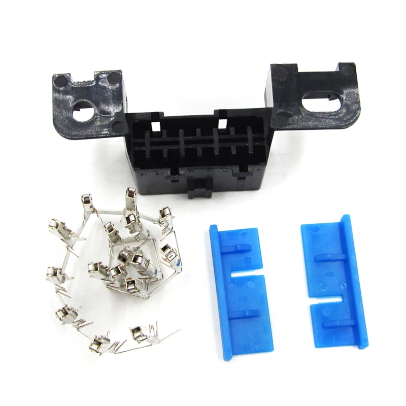 

16pin obd2 connector OBD2 OBD 2 16Pin Female angle Connector OBD Female Wire Sockets Connector obd ii adapter Diagnostic Tools