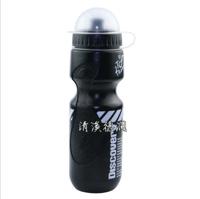 680 мл портативная бутылка для воды для спорта на открытом воздухе, для велосипеда, для питья, кемпинга, велоспорта, Пластиковая фляга, чайник для езды на велосипеде - Цвет: Black
