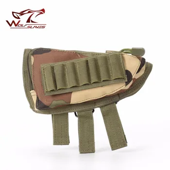 

Multi-function Tactical Bullets Bags Advanced Gun Gill Bag Accessories Rifle Stock Ammo Shell Tools Band Removable Padded Pouch