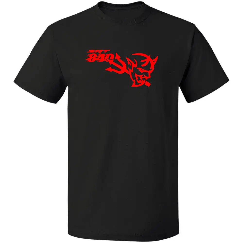 

DODGE DEMON 840HP PITCHFORK Black T-Shirt Free Shipping 100% Cotton S -3XL Printing Casual T Shirt Men'S Tees