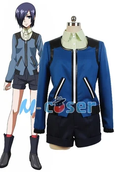 

1Set/Lot Hot Anime Tokyo Ghoul Touka Kirishima Casual Shirt Coat Outfit Set Cosplay Costume