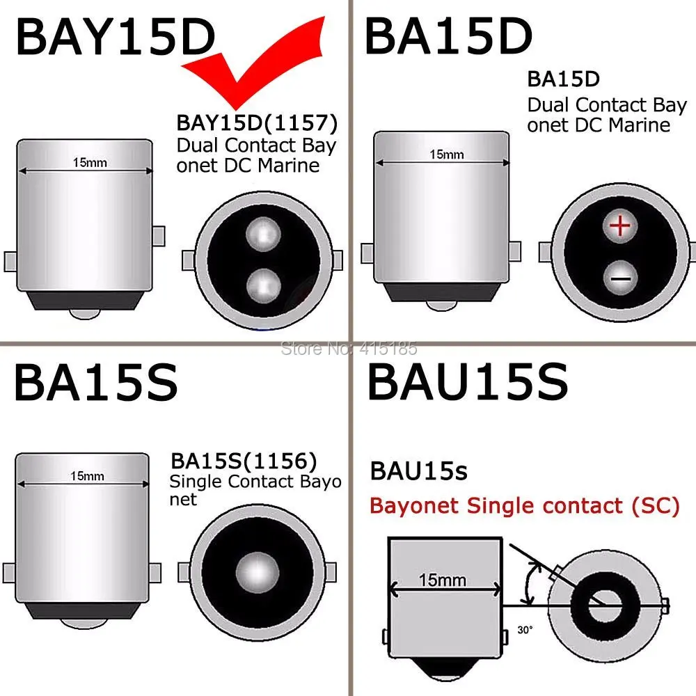 4 шт./лот высокое качество DC 6 V 12 V 24 V 1157 BAY15D BA15d Светодиодные лампы свет лампы 1142 светодиодный светильник для корабля, светодиодный свет для