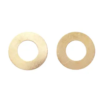 

Pocket Knives Brass Washer,EDC Folding Knife Flat washers,Pivot pin washers for Knife Maker,Pack of 20 Pieces
