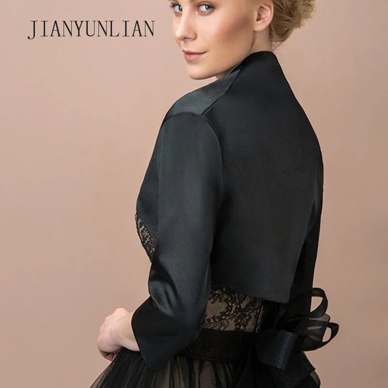 Женская атласная куртка болеро с рукавом на заказ|bridal jacket|bolero jacketjacket wedding |