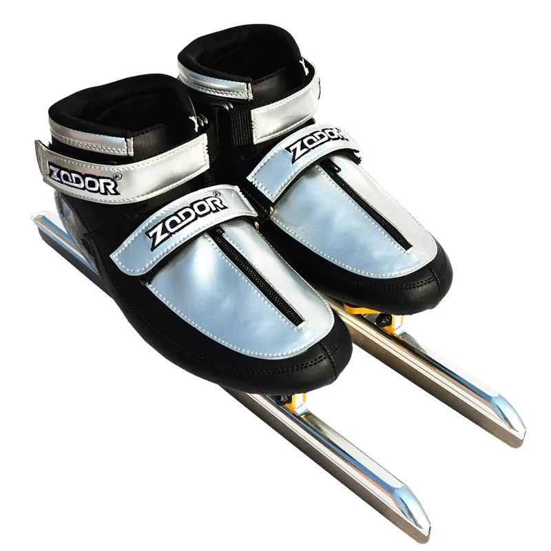 ZODOR профессиональная обувь для катания на коньках из углеродного волокна для взрослых мальчиков/девочек/детей, лезвие из композитной стали для катания на коротком ходу