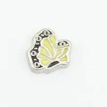 Free shipping!november Butterfly birthstone floating charms Enamel Alloy Suitable for making glass living locket 10pcs/lot