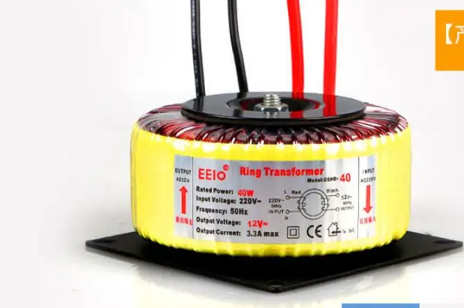 

12V/24V tranformer 40VA oroidal transformer copper custom transformer 220V input 12V 3.3A power transformer