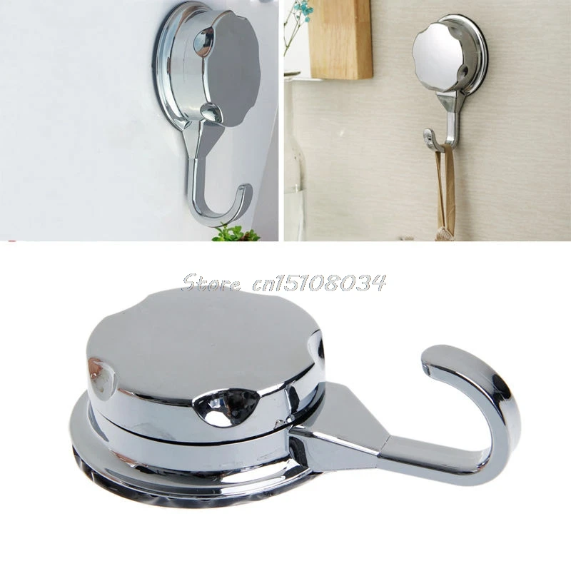 Хромированные кухонные крючки на присоске для полотенец, вакуумный крючок, настенный крючок для ванной комнаты S08, и Прямая поставка