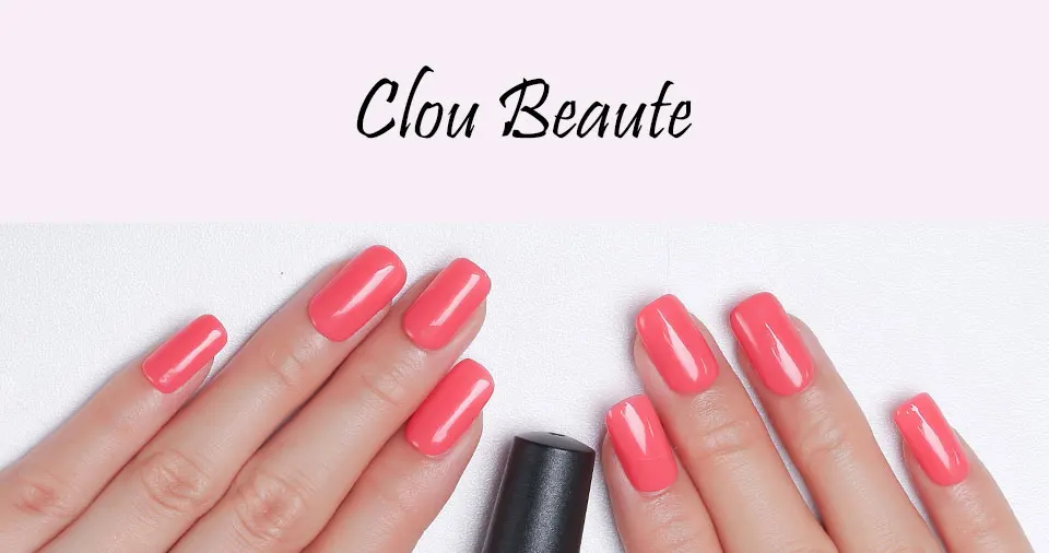 Clou Beaute 10 мл Прозрачный Гель-лак для ногтей Базовое покрытие без протирания верхнее покрытие матовый топ Bling УФ-гель для ногтей лак