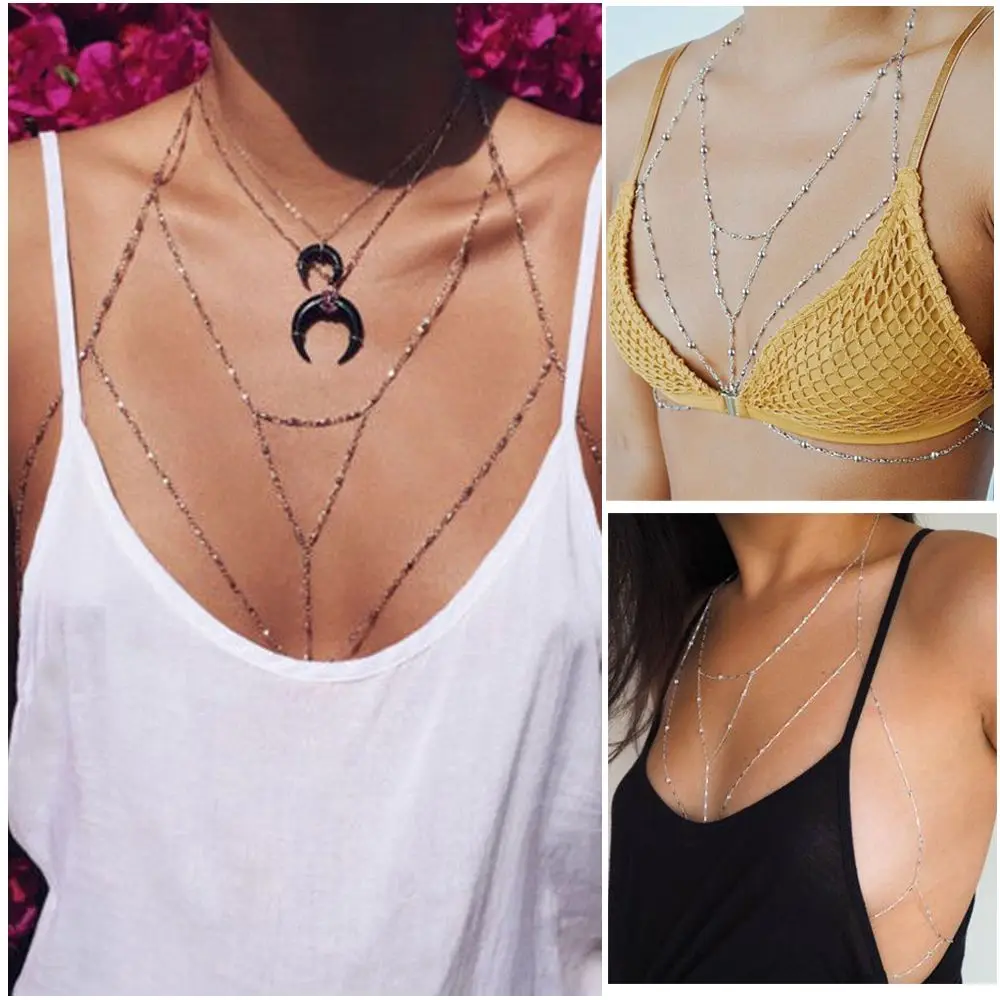 Модные женские украшения для тела цепь бикини Талия Живот пляж жгут раба ожерелье