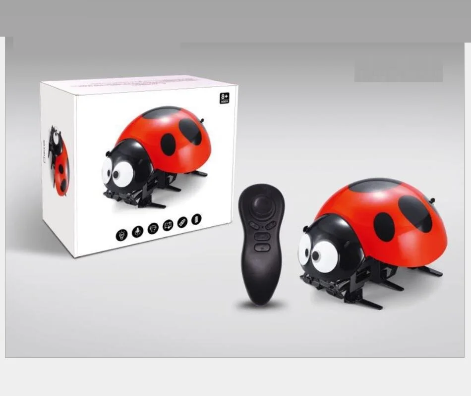 Remote control car touches seven-star ladybug to tickle robot remote control toy car toy for children
