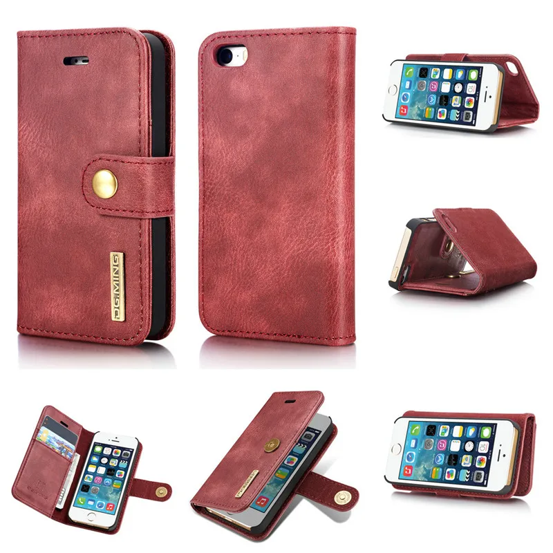For Apple iPhone 5S Case iphone 5 case iphone se Case Leather 360 Silica gel fashion Transparent Ultra thin phone case3