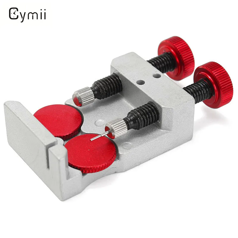 

Cymii New Metal Adjustable WatchBands Back Case Holder Base Strap Link Pin Remover Watchmaker Repair Tools Kits With Pins