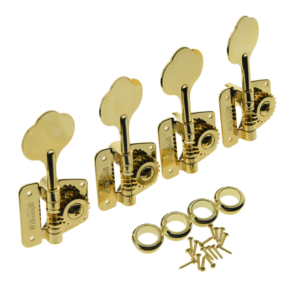 KAISH Wilkinson Gold Bass Tuners Tuning Keys for 70's Vintage J Bass
