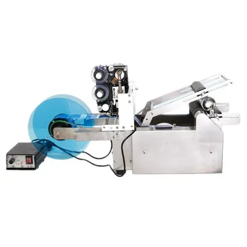 

Simple Labeling Machine With Printer for Round Bottle, Adhesive Sticker